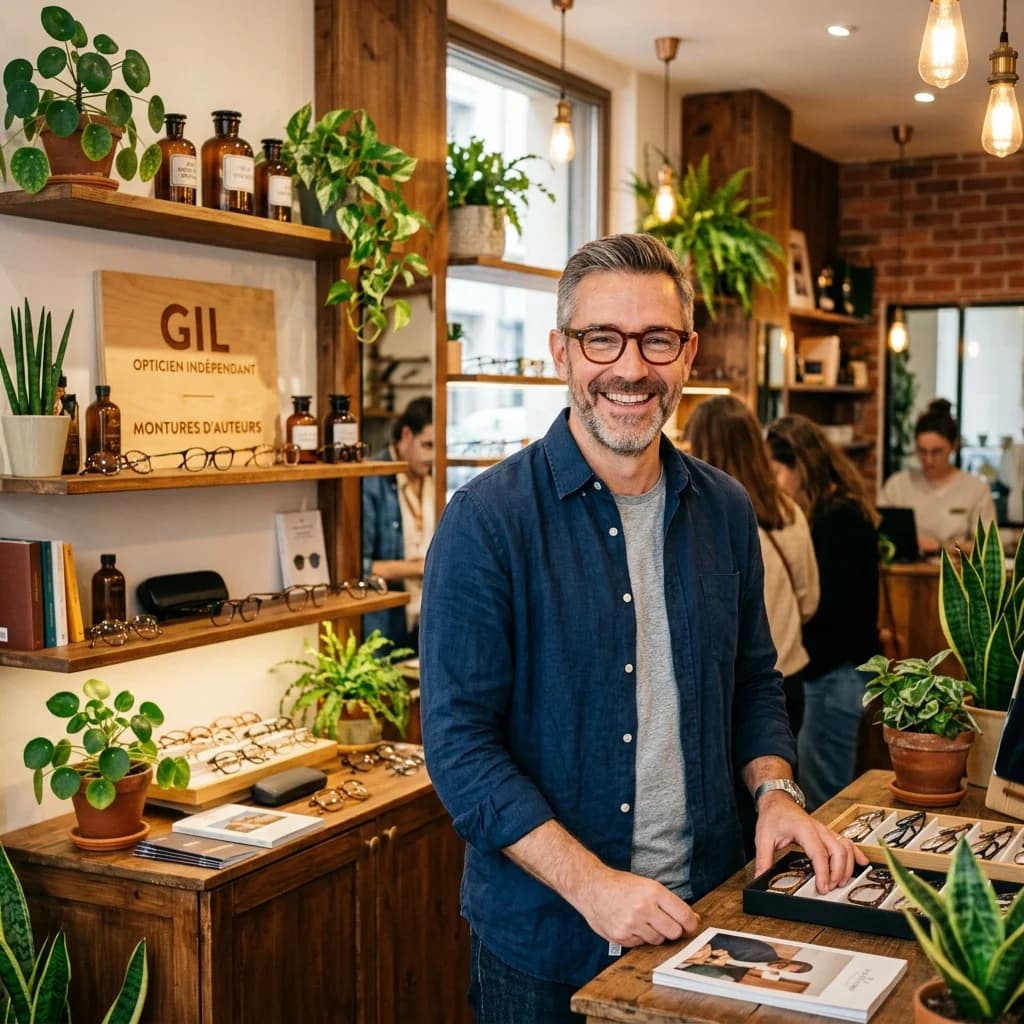 Gilles, Opticien diplômé à La Rochelle